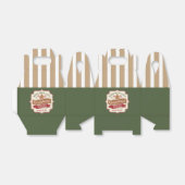 feestelijke kerstfeestdag bedankdoosjes (Uitgevouwen)