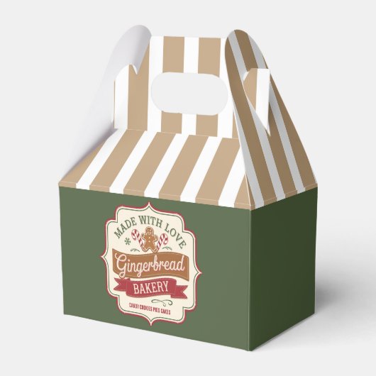 feestelijke kerstfeestdag bedankdoosjes (Voorkant Zijde)