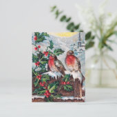 feestelijke kerstfeestdag briefkaart (Staand voorkant)