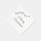 Feestelijke kerstfeestdag servet (Hoek)