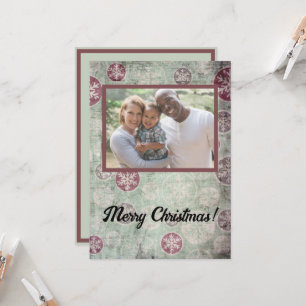 feestelijke kerstfoto voor verhitte versiering kaart