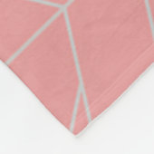 Feestelijke kerstillustratie fleece deken (Hoek)