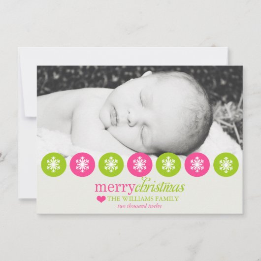 feestelijke kerstkaart (Voorkant)