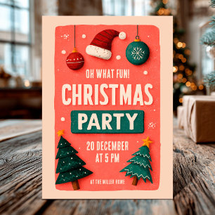 Feestelijke kerstkaart kaart