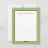 Feestelijke kerstkatten retro  feestdagenkaart (Achterkant)