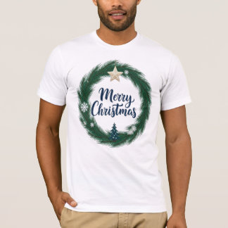 Feestelijke kerstkrans: t-shirt