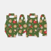 feestelijke kerstlekkernij in de hoop bedankdoosjes (Uitgevouwen)