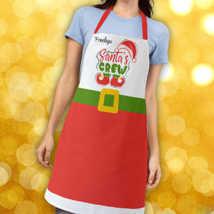 Feestelijke Kerstman Crew Kerstmis Schort