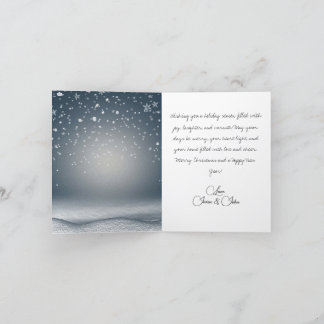 Feestelijke Kerstman en Vrienden Kerst Kaart