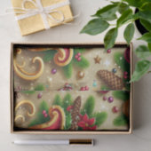 Feestelijke Kerstman in Sleigh Tissuepapier (Geschenk)