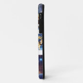 Feestelijke Kerstman iPhone Case (Achterkant/links)