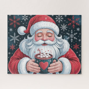 Feestelijke Kerstman Legpuzzel