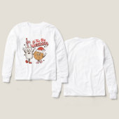 Feestelijke Kerstmelkkoekjes woord art unisex kind (Voorkant /achterkant)