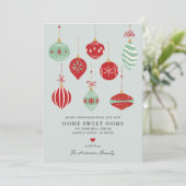 Feestelijke Kerstmis Bewegende aankondiging (Staand voorkant)