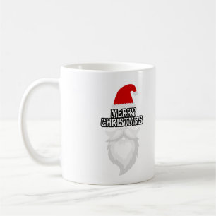 Feestelijke kerstmuts kerstontwerp koffiemok