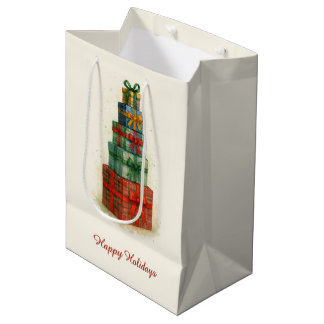 Feestelijke kerstpakketten medium cadeauzakje