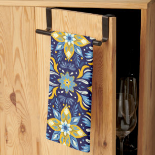  feestelijke kerstpatroon keukenhanddoek