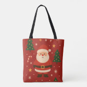 Feestelijke Kerstsfeer Draagtas (Achterkant)
