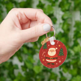 Feestelijke Kerstsfeer Sleutelhanger