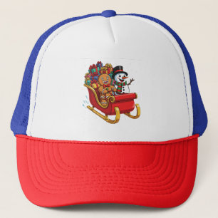 Feestelijke Kerstsleighrit met de Gemberkoekman Trucker Pet