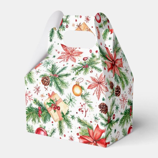 Feestelijke kerstversiering bedankdoosjes (Achterkant)