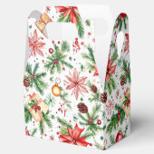 Feestelijke kerstversiering bedankdoosjes (Geopend)