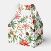 Feestelijke kerstversiering bedankdoosjes (Voorkant Zijde)