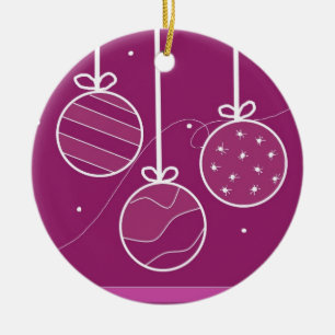 Feestelijke Kerstversiering Keramisch Ornament