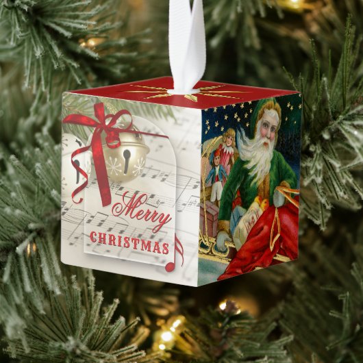  feestelijke kerstversiering kubus ornament (Boom)