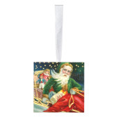  feestelijke kerstversiering kubus ornament (Rechts)