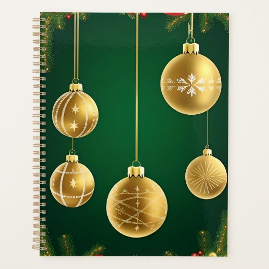Feestelijke Kerstversiering Planner (Voorkant)