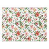 Feestelijke kerstversiering tafelkleed (Voorkant (Horizontaal))