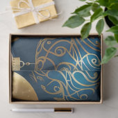 Feestelijke kerstversieringen tissuepapier (Geschenk)