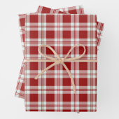 feestelijke kerstviering inpakpapier vel (In situ)