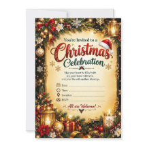 Feestelijke Kerstvreugde & Merry Christmas-ontwerp