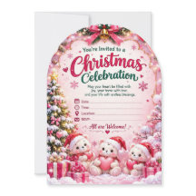 Feestelijke Kerstvreugde & Merry Christmas-ontwerp