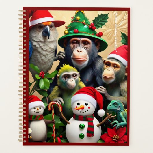 "Feestelijke kerstvreugde" Planner (Voorkant)