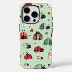 Feestelijke kleine beestjes iPhone 16 pro hoesje