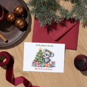 Feestelijke Koala - 'Dit is het seizoen om vrolijk Feestdagen Kaart