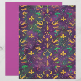 Feestelijke Krullen Scrapbook Papier