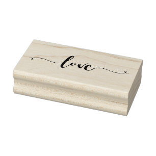 Feestelijke LIEFDE Swirls   Kerstmis   VALENTIJNSD Rubberstempel