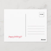 Feestelijke marktmagie briefkaart (Achterkant)