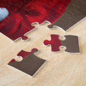 Feestelijke Meowy Christmas Cat puzzel Legpuzzel (Zijkant)