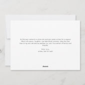 Feestelijke Merry & Bright Family kerstkaart (Achterkant)