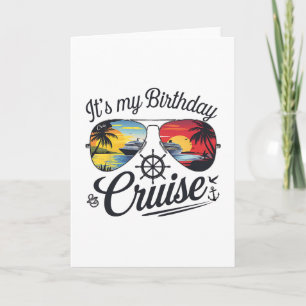 Feestelijke Mijn Verjaardag Cruise Schip Feest 202 Kaart
