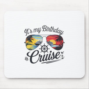 Feestelijke Mijn Verjaardag Cruise Schip Feest 202 Muismat