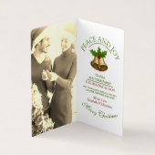 Feestelijke Mistletoe Bells Kerst Kaarten (Binnen)