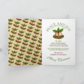 Feestelijke Mistletoe Bells Kerstmis Kaart (Binnen)