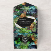 Feestelijke nachtleven viering all in one uitnodiging (Buitenkant)