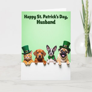 Feestelijke Nep Gouden Dierenkaart Kaart